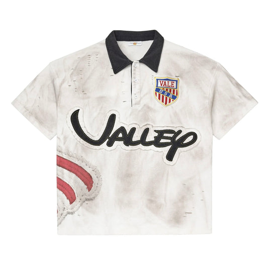 Vale White US Valley Polo Short Sleeve
