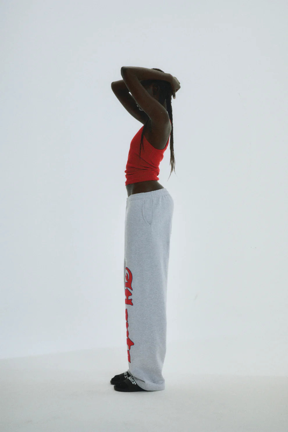 Sp5der Heather Grey Atlanta Sweatpants
