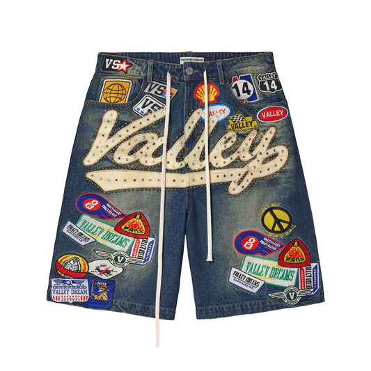 Vale Blue 1980s Jorts