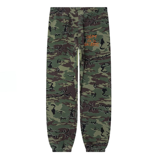 Gallery Dept Green Camo French Sweatpants