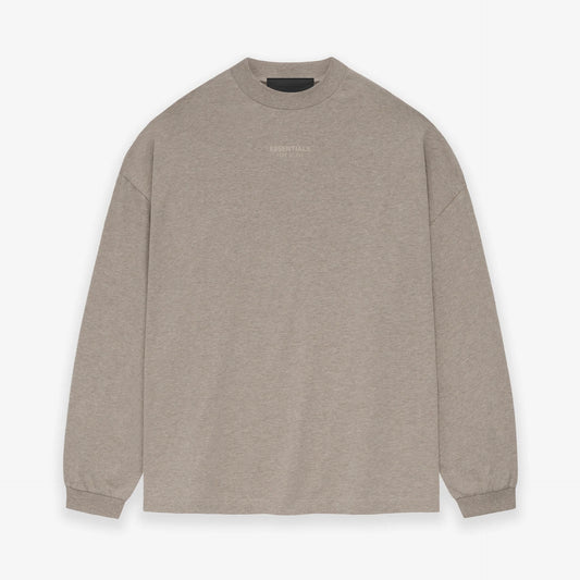 Fear of God Essentials Core Heather Long Sleeve Front View