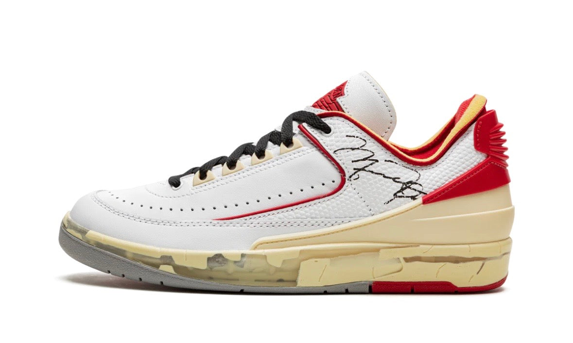 Jordan 2 Off-White White Red