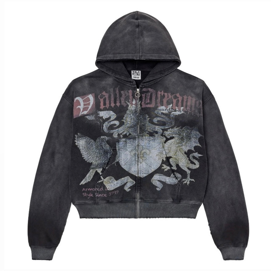 Vale Evo Black Vendetta Zip Hoodie