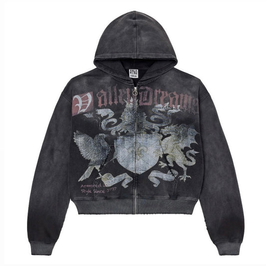 Vale Evo Black Vendetta Zip Hoodie