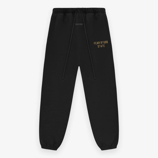 Fear of God Essentials State Black Gold Sweatpants