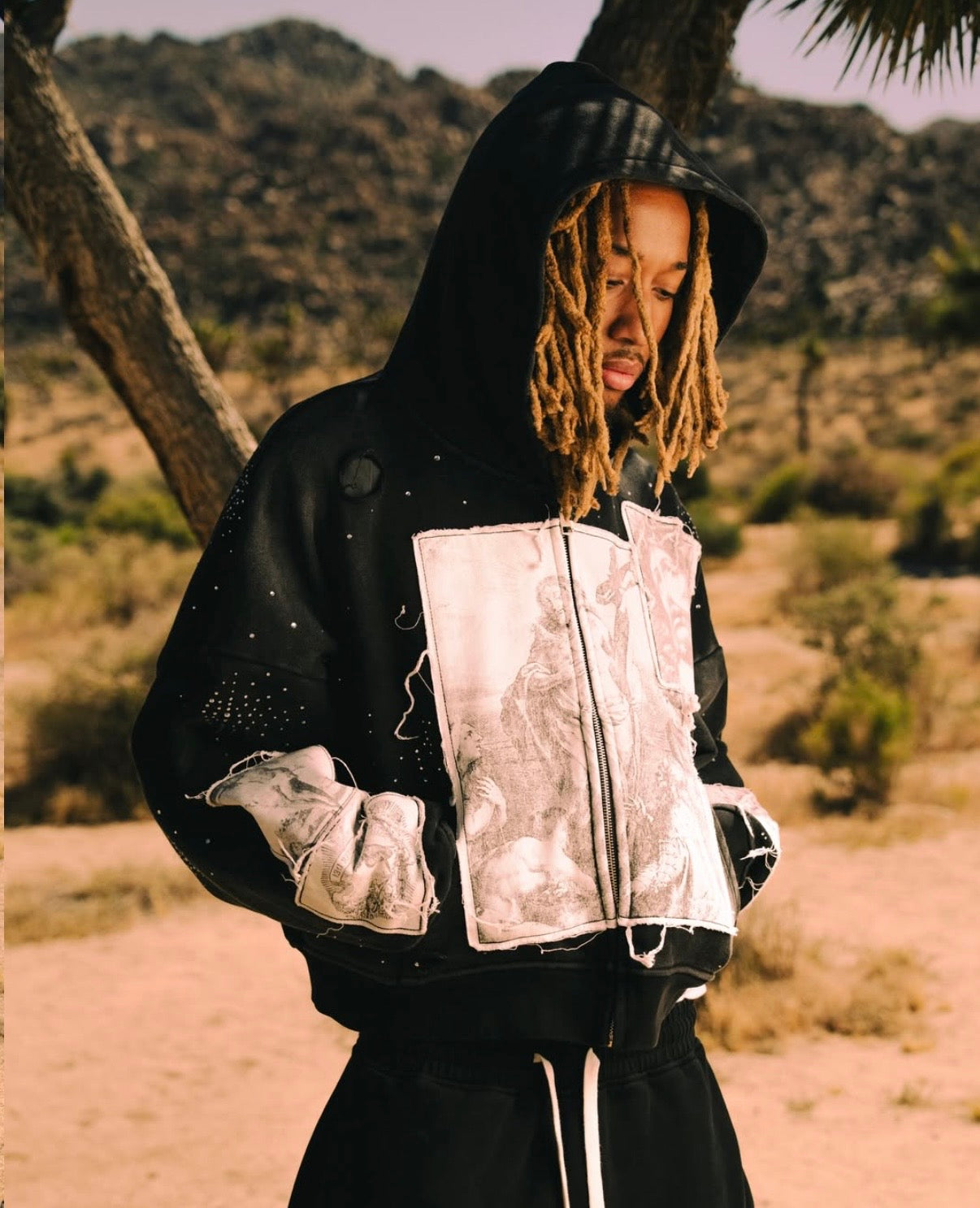 We Are Righteous Divine Canvas Zip Hoodie