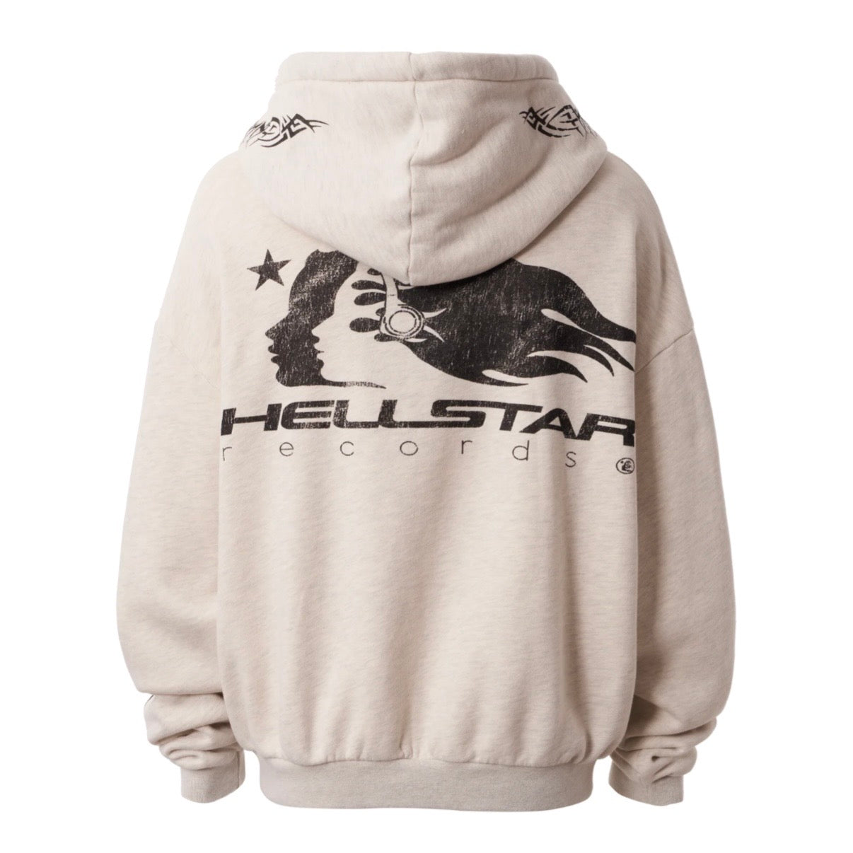 Hellstar Oatmeal Moshpit Zip Hoodie