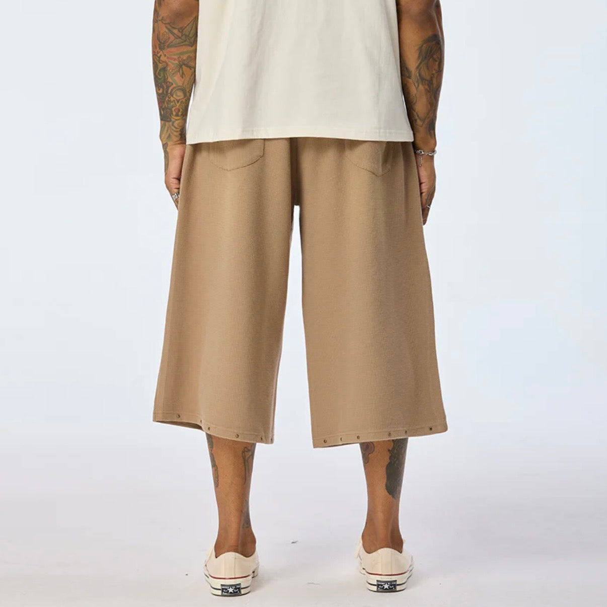 AZVA Stud Sand Shorts