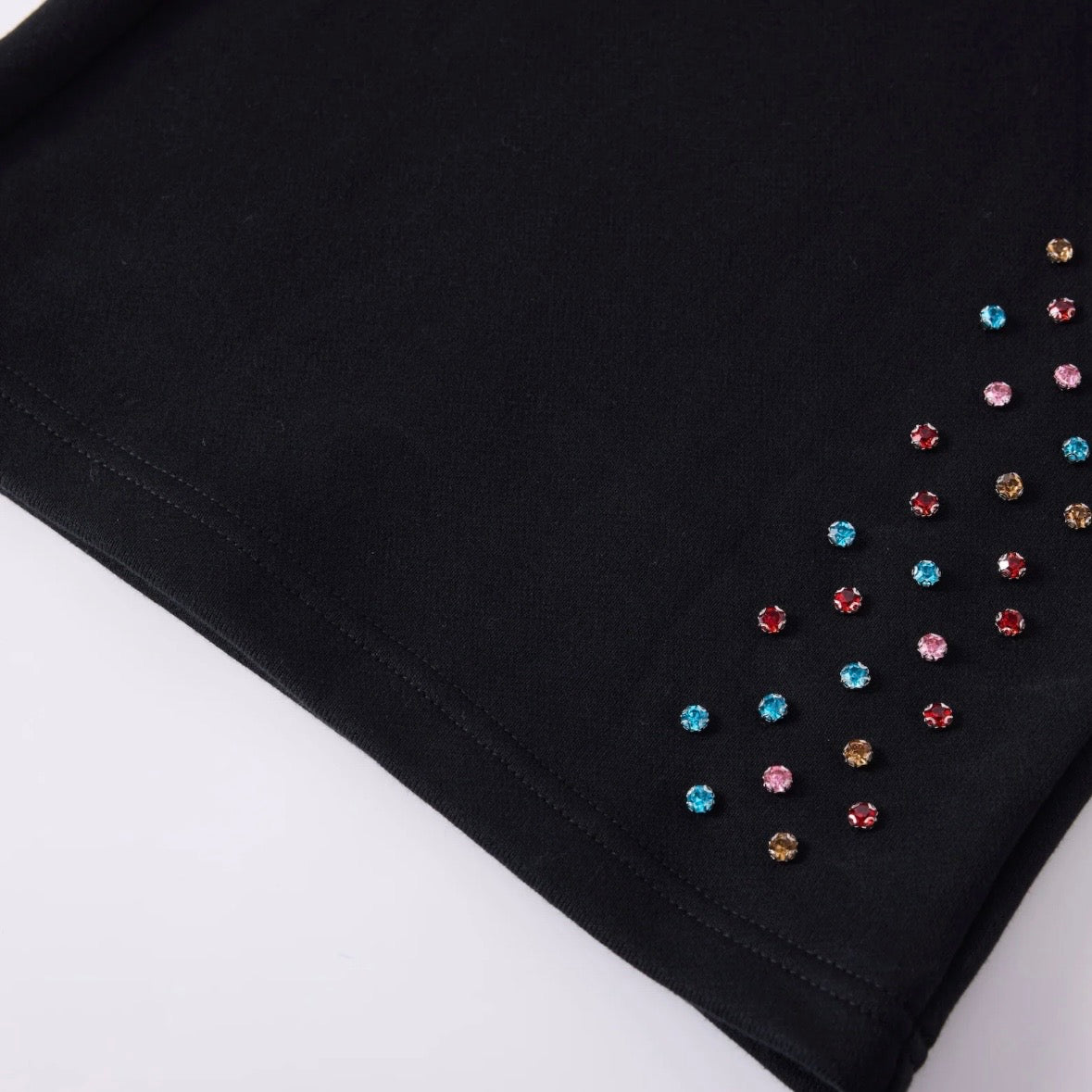 AZVA Black Crystal Cactus Sweatpants