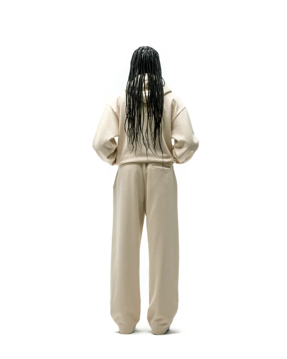Sp5der Cream Mixed Stone OG V2 Zip Hoodie