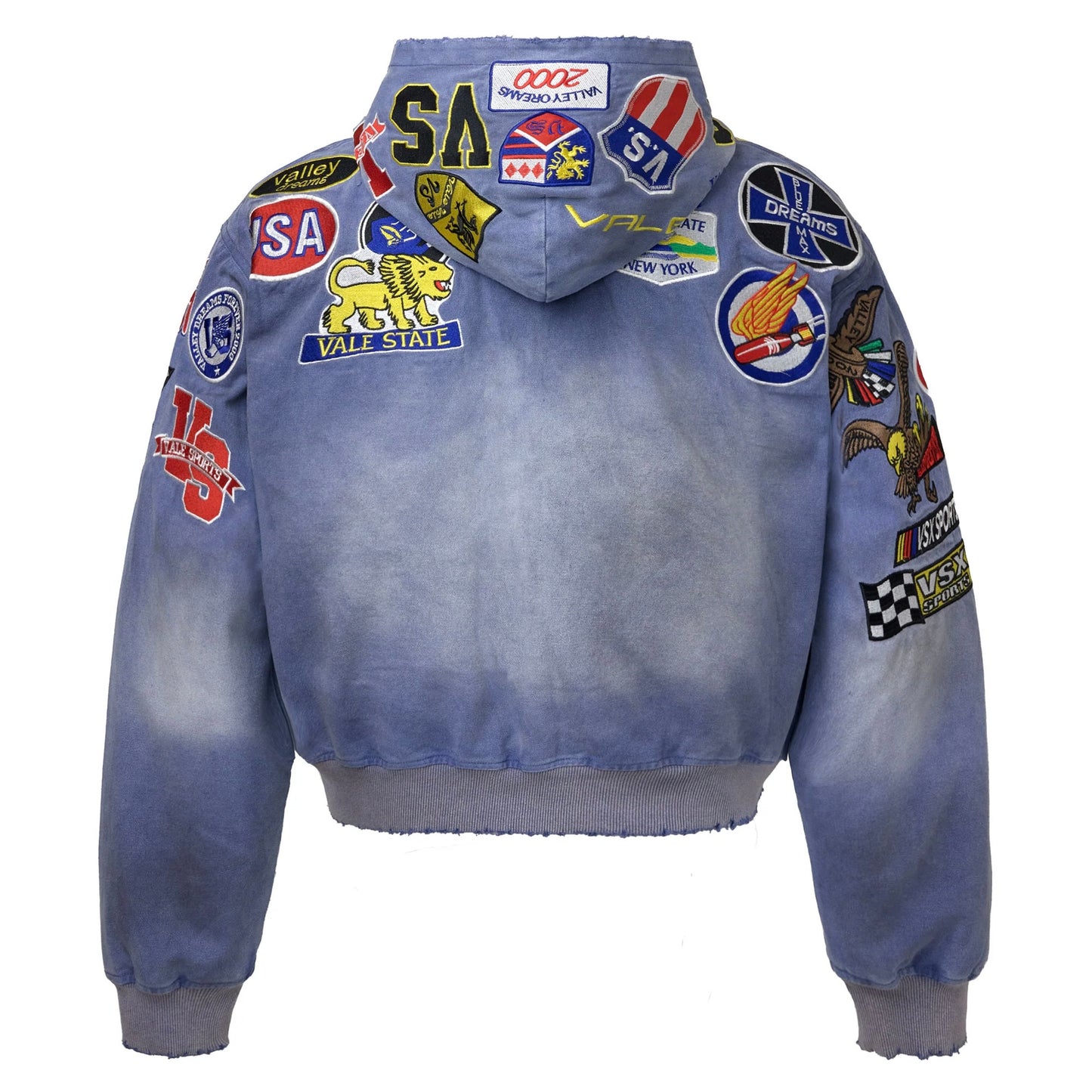 Vale Passport Denim Zip Hoodie