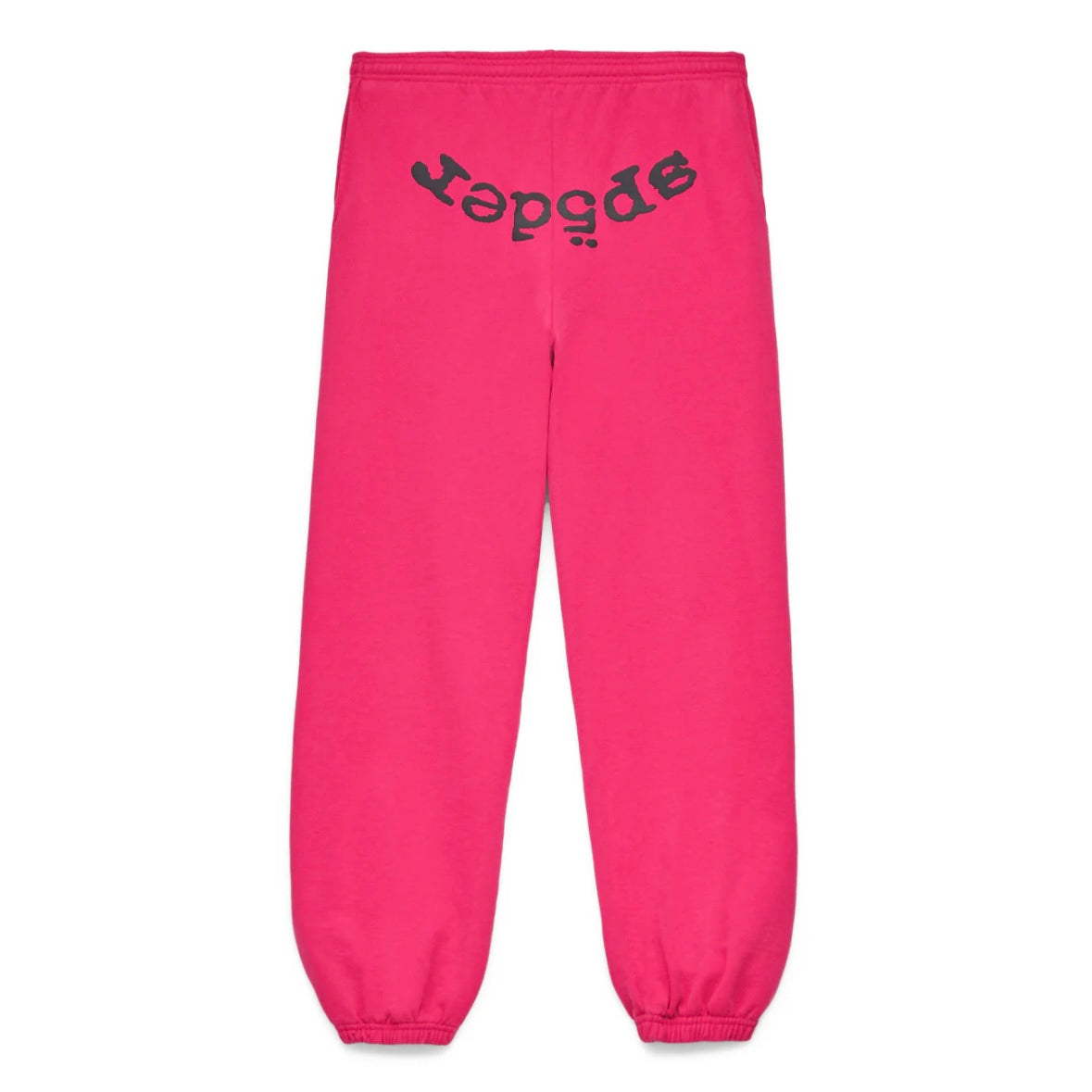 Sp5der Pink Black Legacy Sweatpants Front