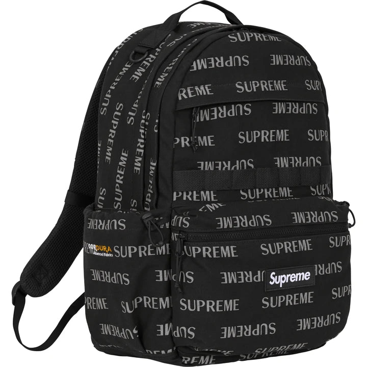 Supreme Black Backpack FW26