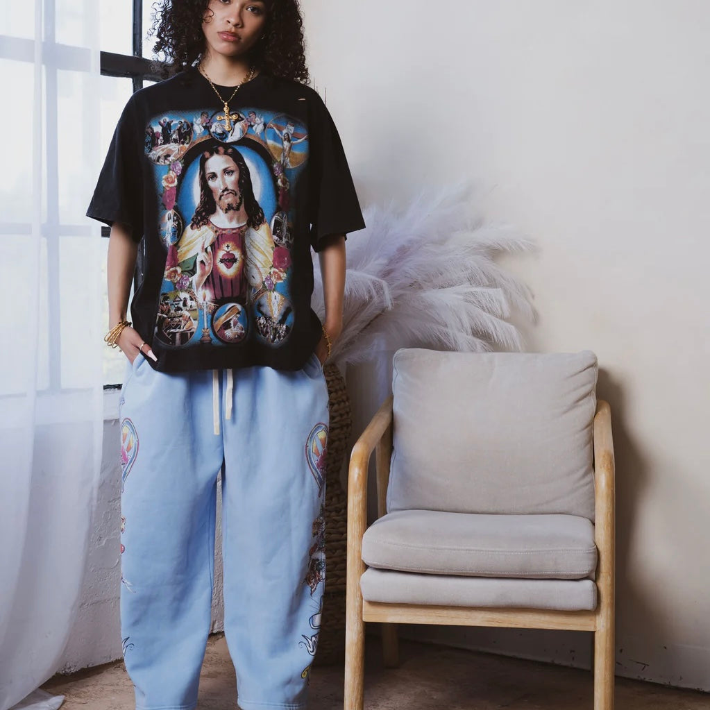 We Are Righteous Blue Risen King Sweatpants