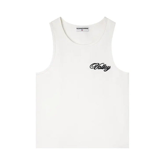 Vale White Slub Tank