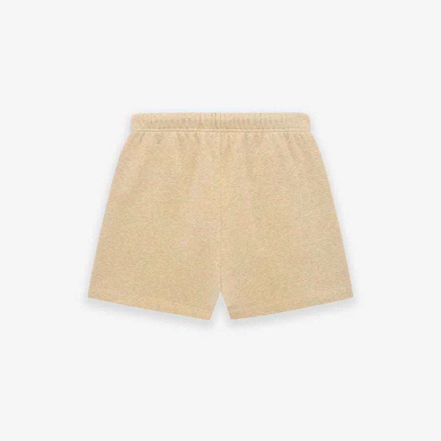 Fear of God Essentials Gold Heather Shorts Back View