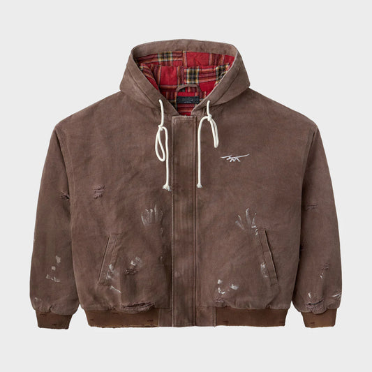 HMDD Brown Reversible Work Jacket