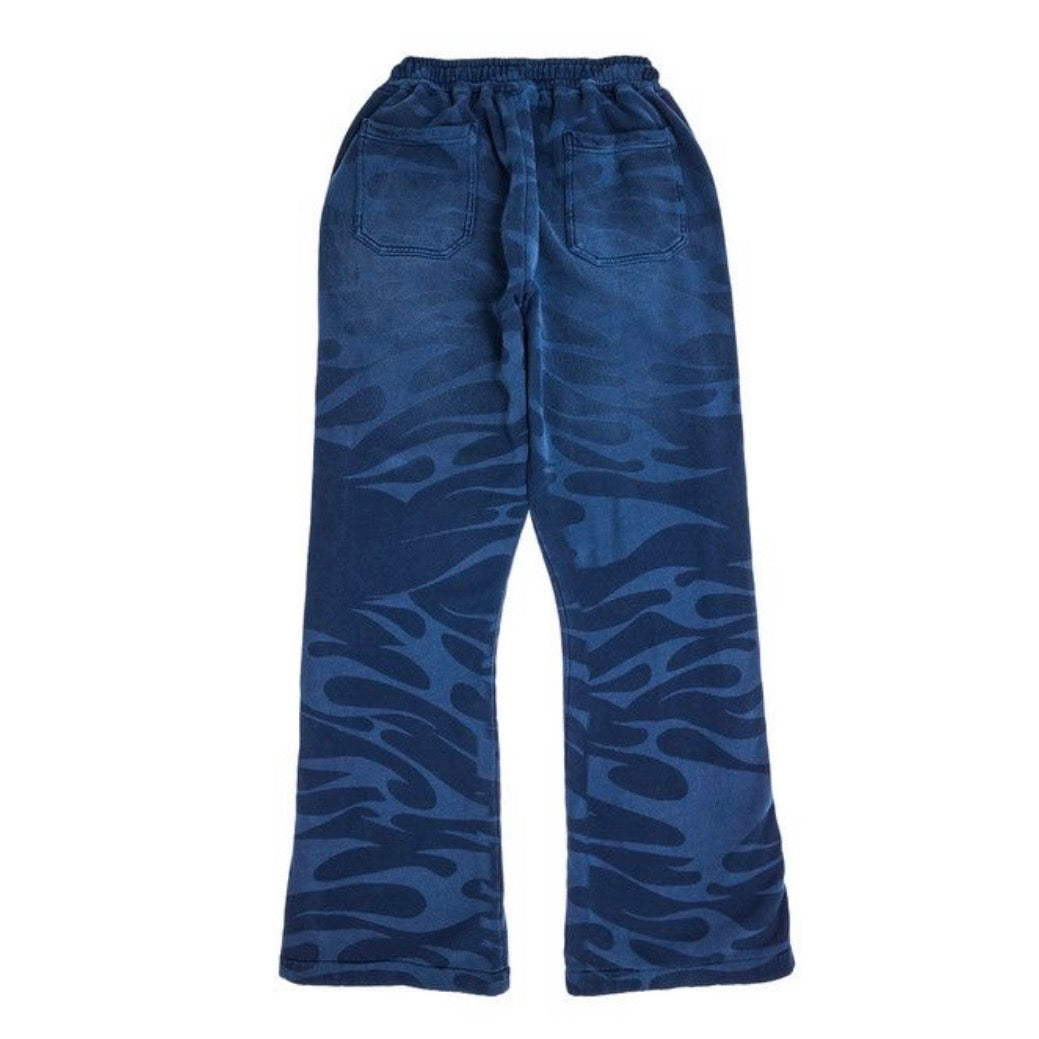 Hellstar Blue Snap Sweatpants