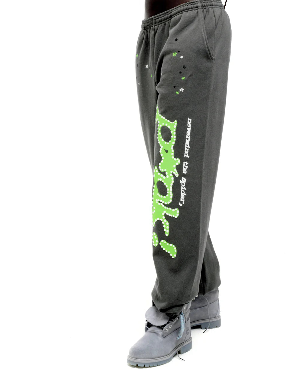 Sp5der Slate Grey Punk V2 Sweatpants