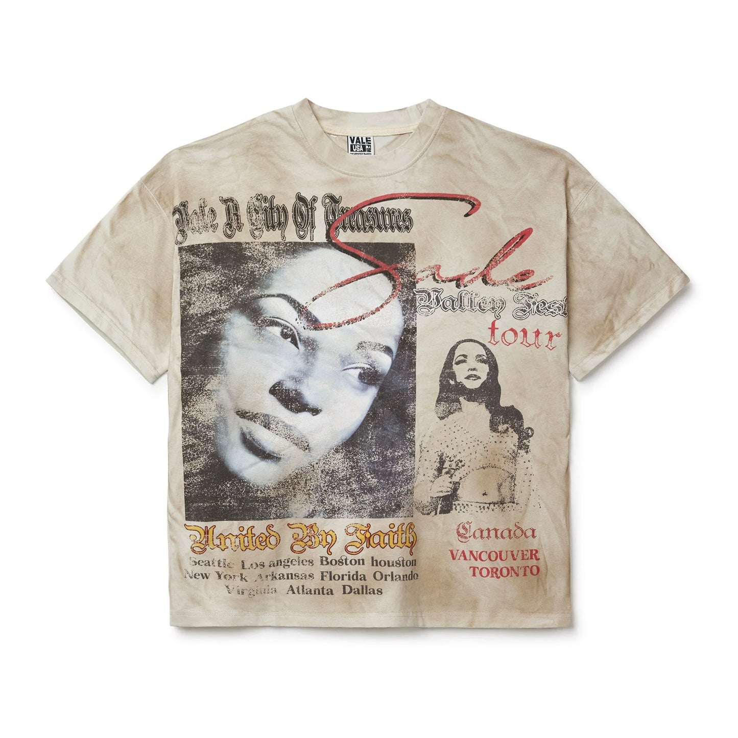 Vale Valley Tour Cream T-Shirt