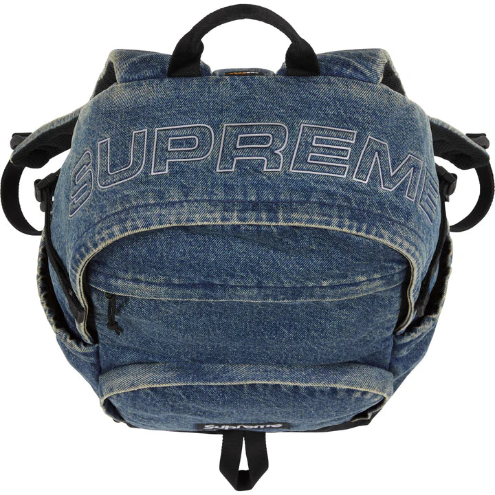 Supreme Washed Indigo Denim Backpack