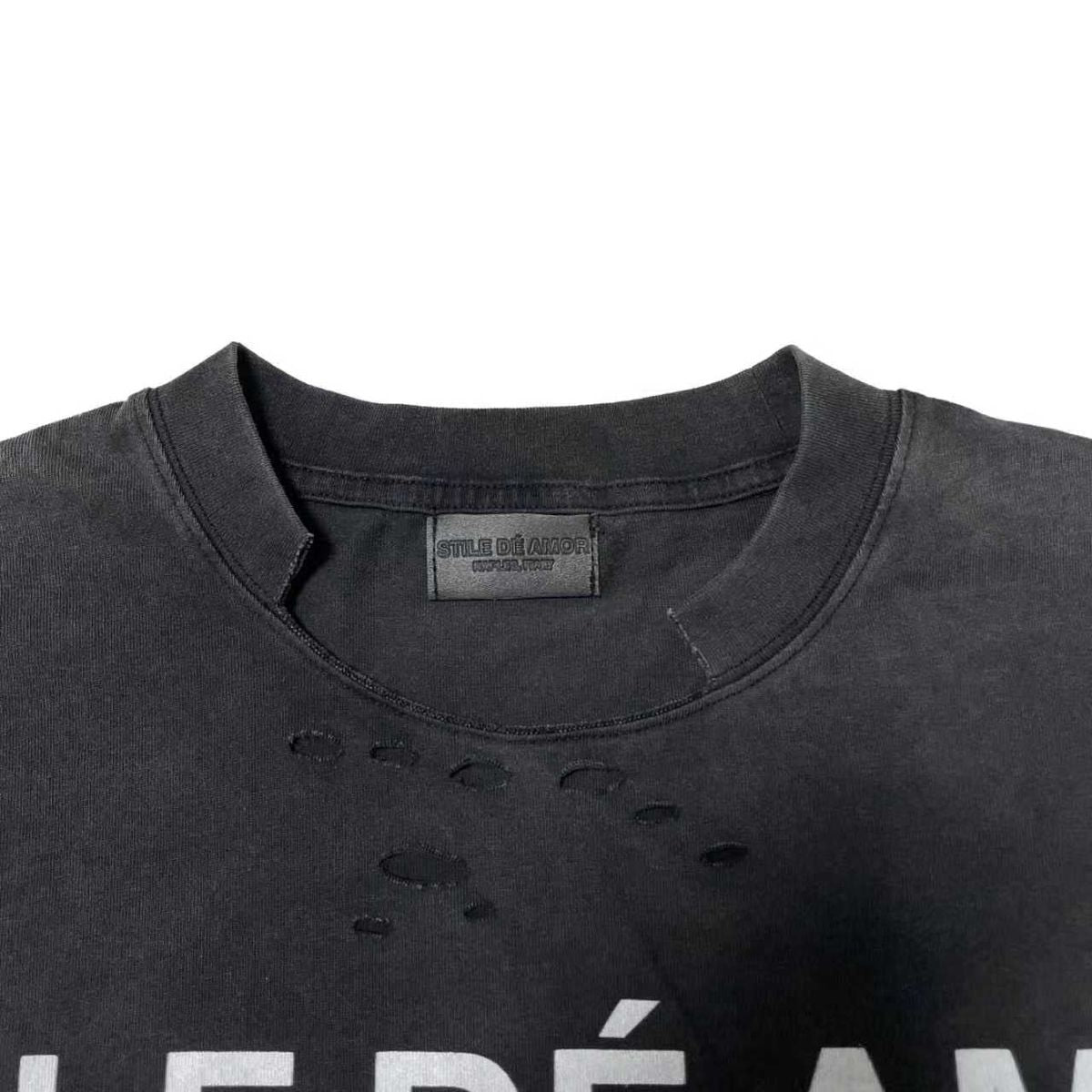 Stile De Amor Black Nero Su Bianco Long Sleeve