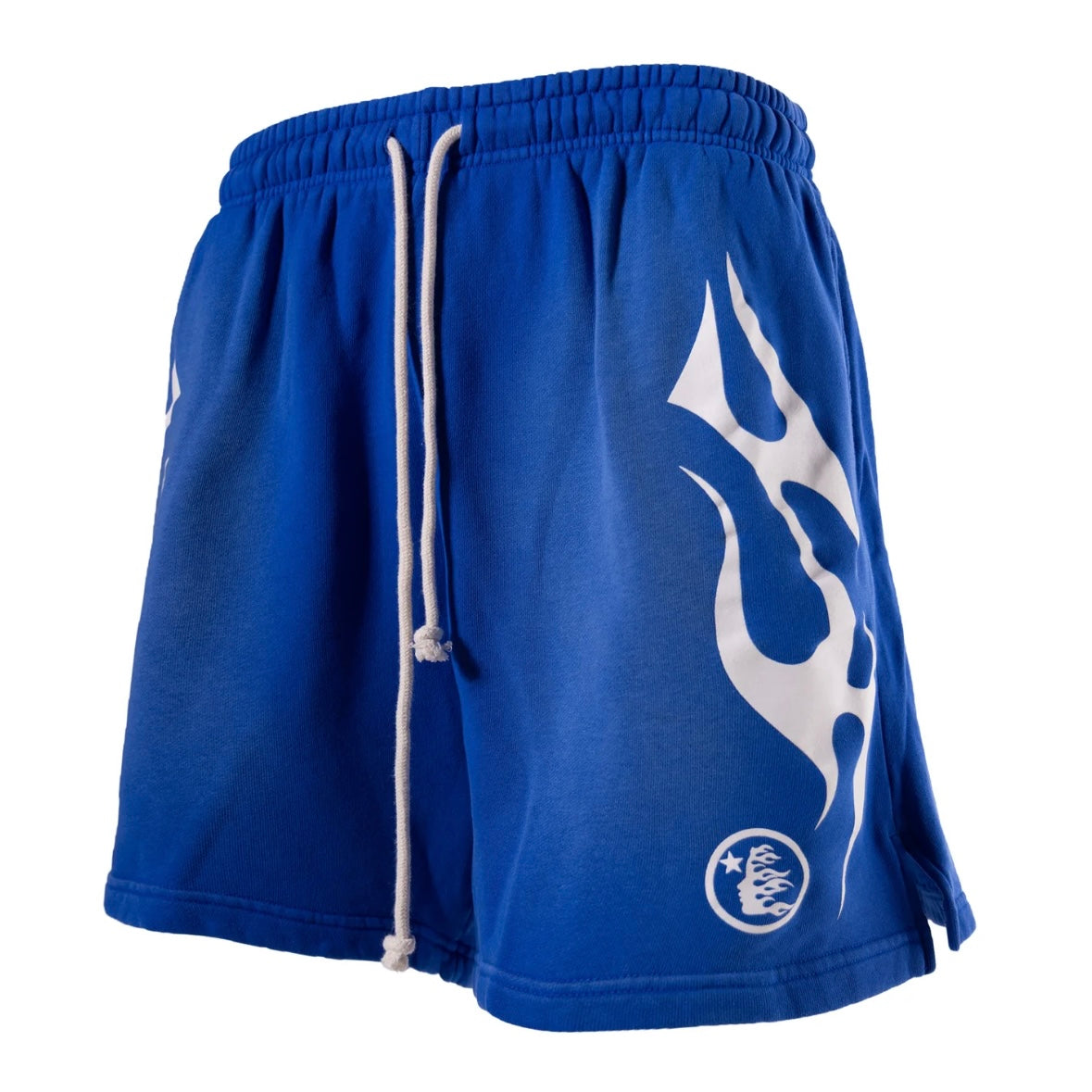 Hellstar Blue White Flame Shorts