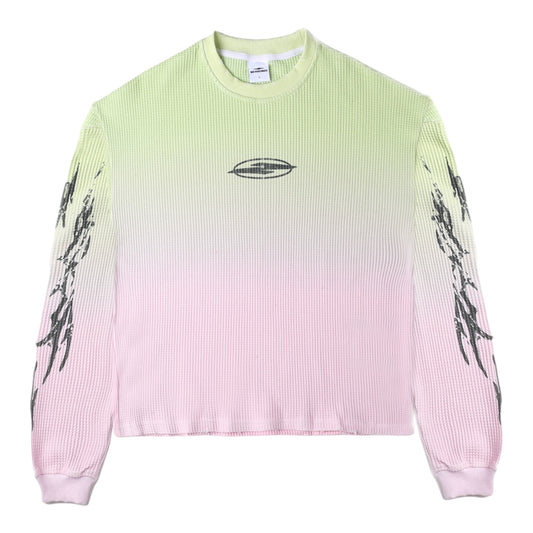 No Feelings Gradients Flame Thermal Long Sleeve
