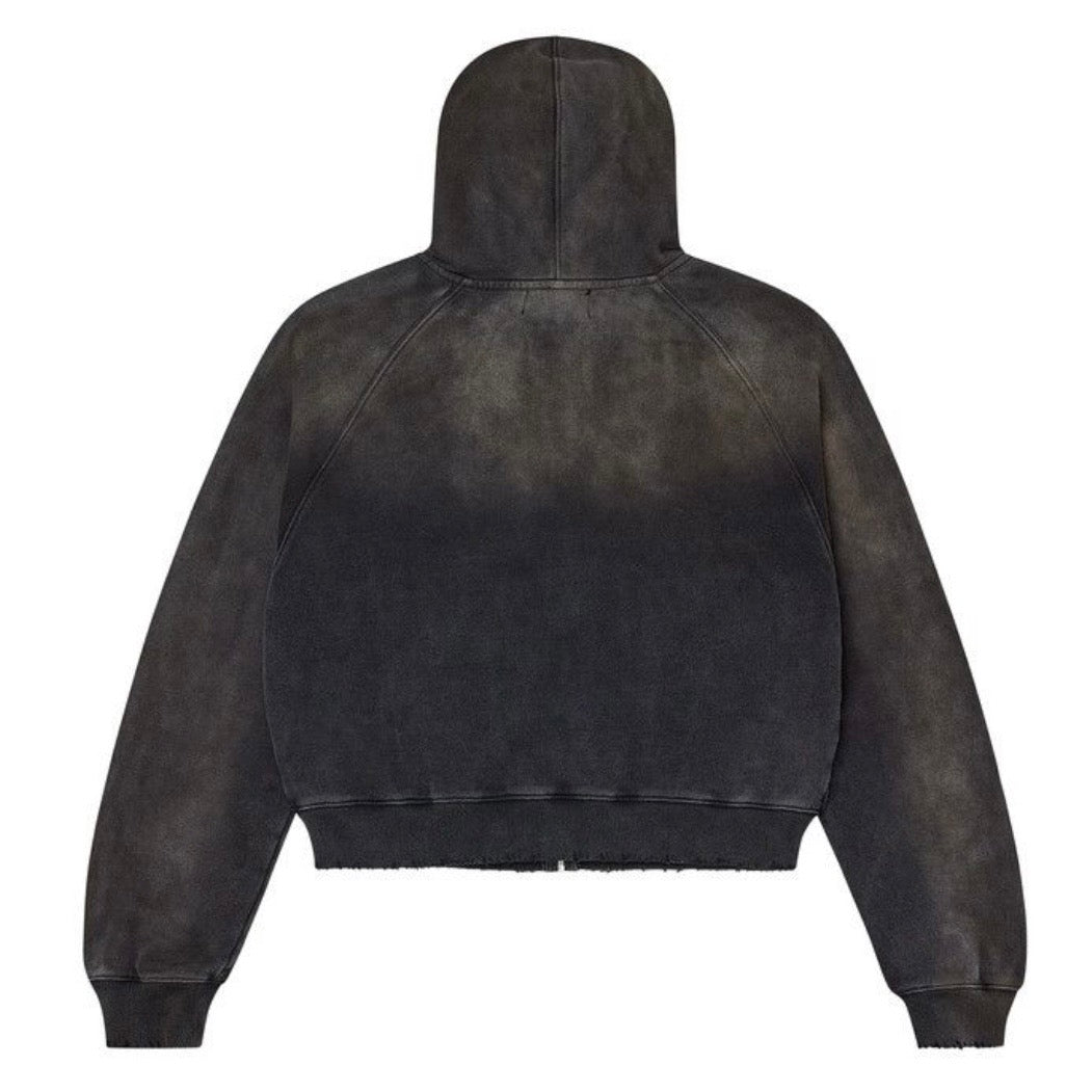 Vale Black Gem Zip Hoodie