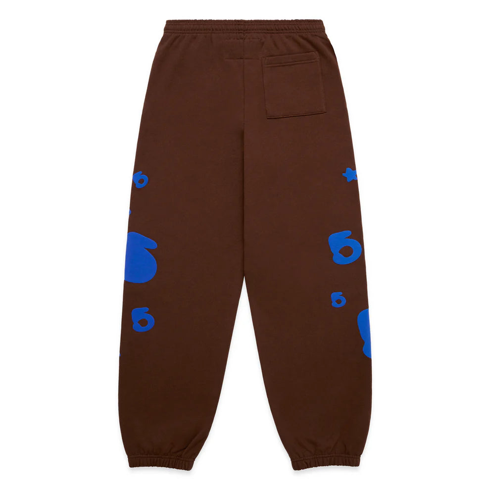 Sp5der Brown Blue Beluga V2 Sweatpants