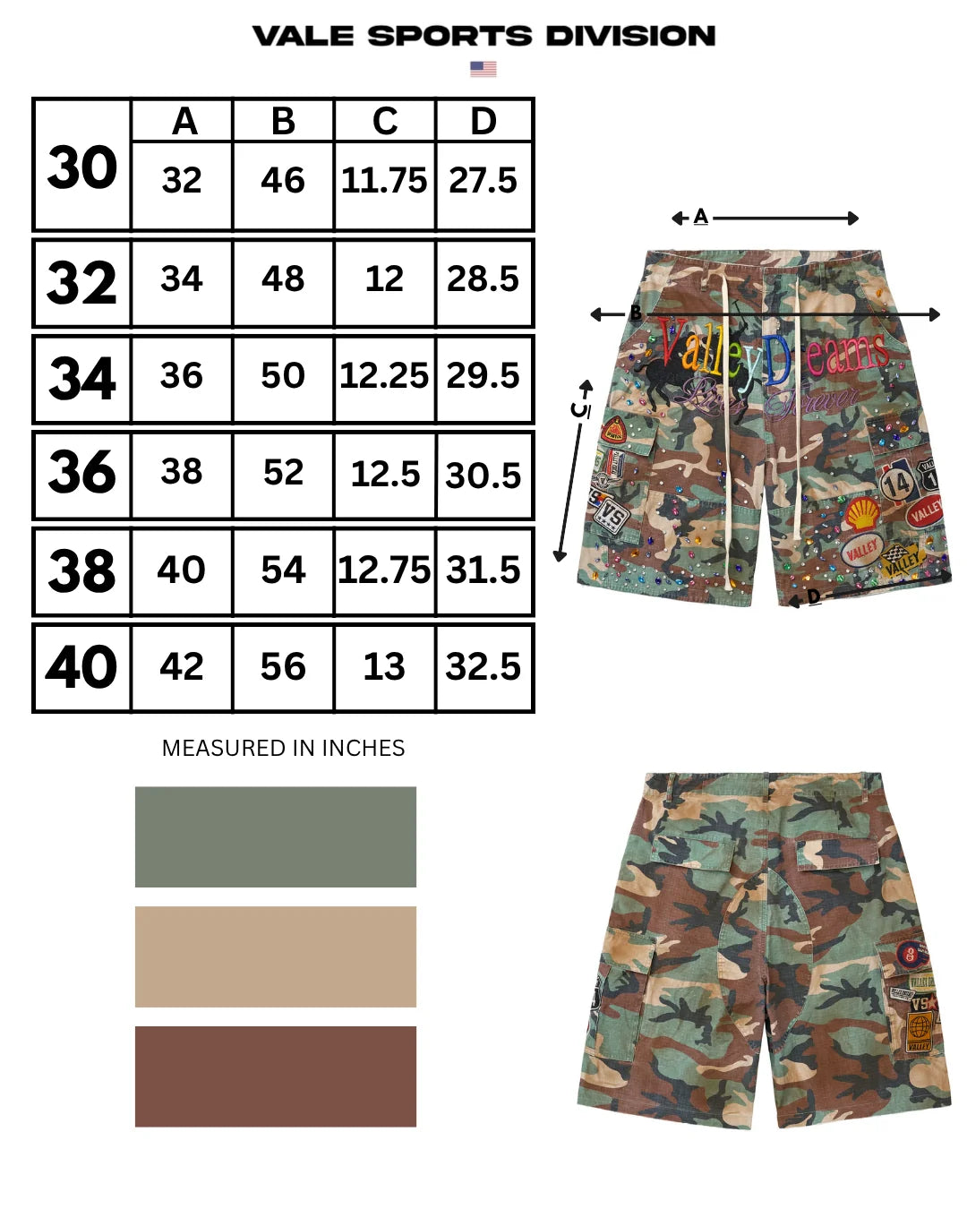 Vale DIY Camo Jorts