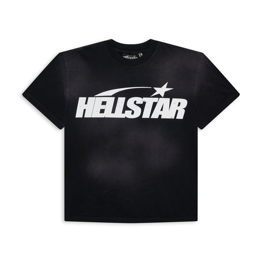 Hellstar Black Classic T-Shirt Front View