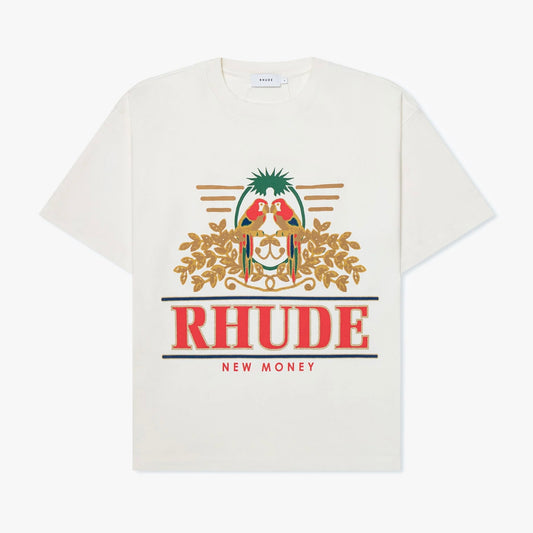 Rhude Vintage White Parakeet T-Shirt
