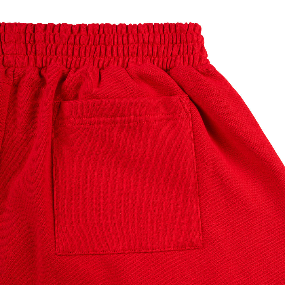 Sp5der Red OG Studded Shorts