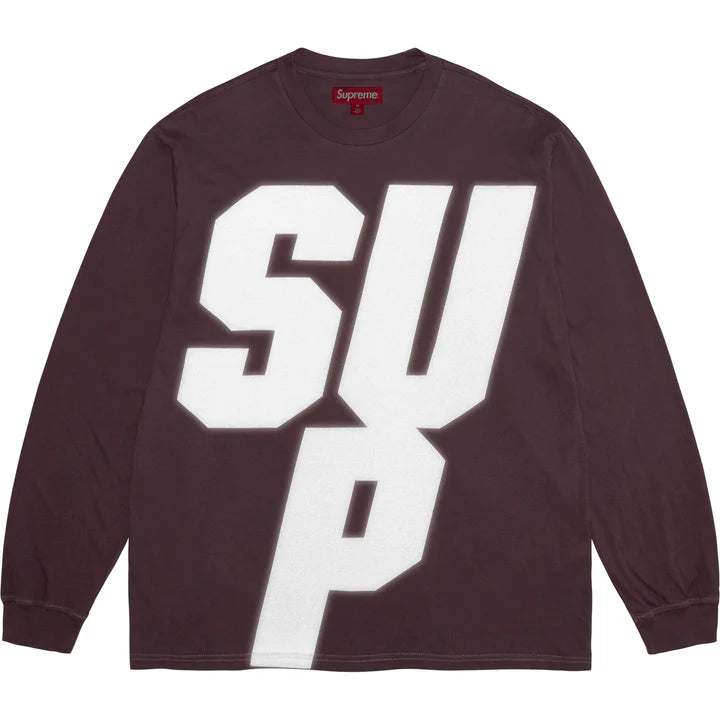 Supreme Purple Reflective Long Sleeve