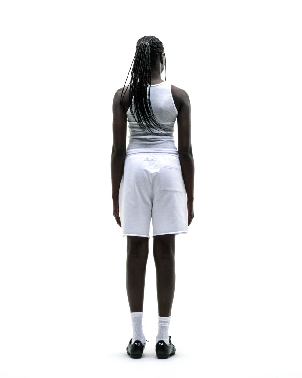 Sp5der White OG Logo Sweatshorts
