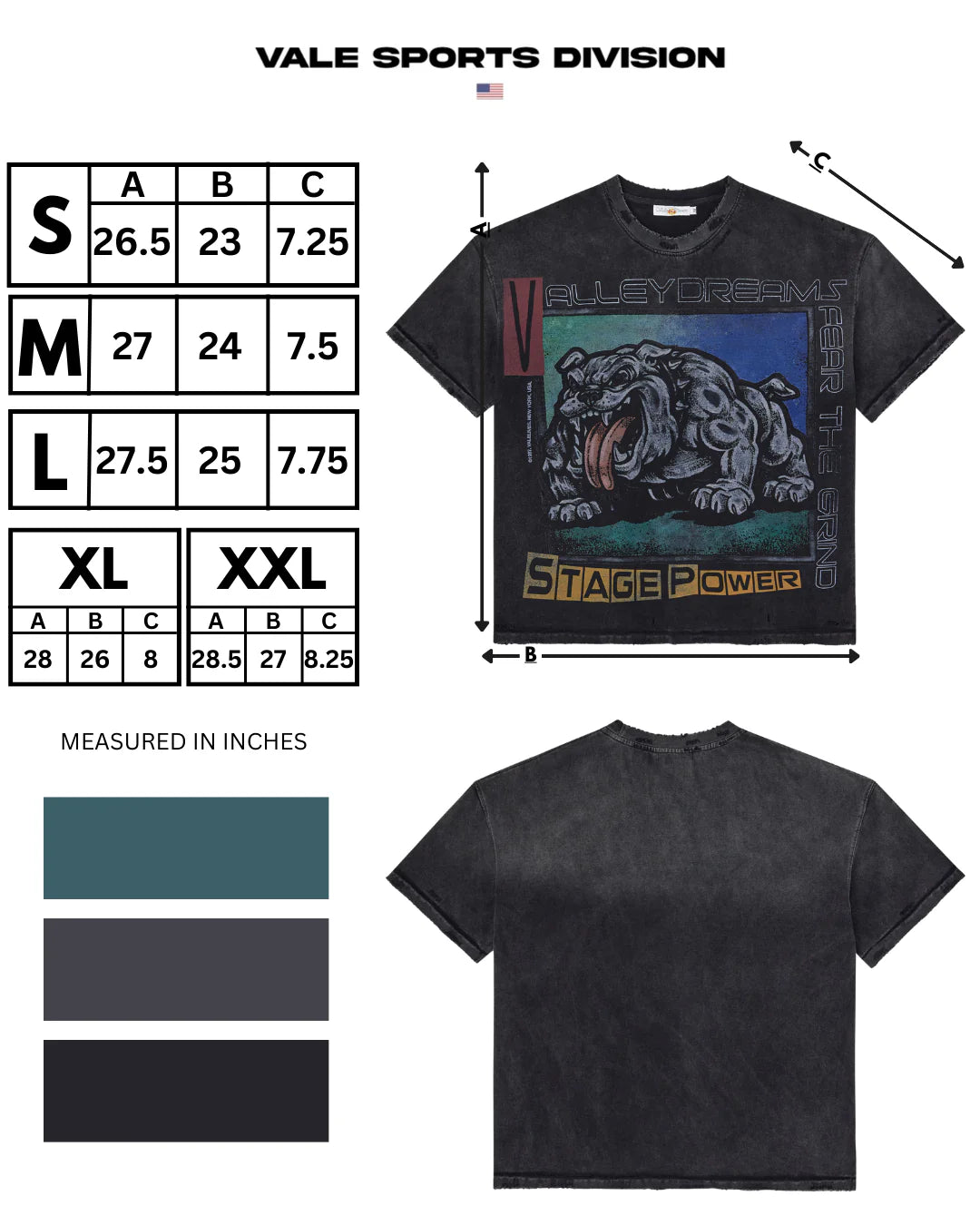 Vale Black Big Stage T-Shirt