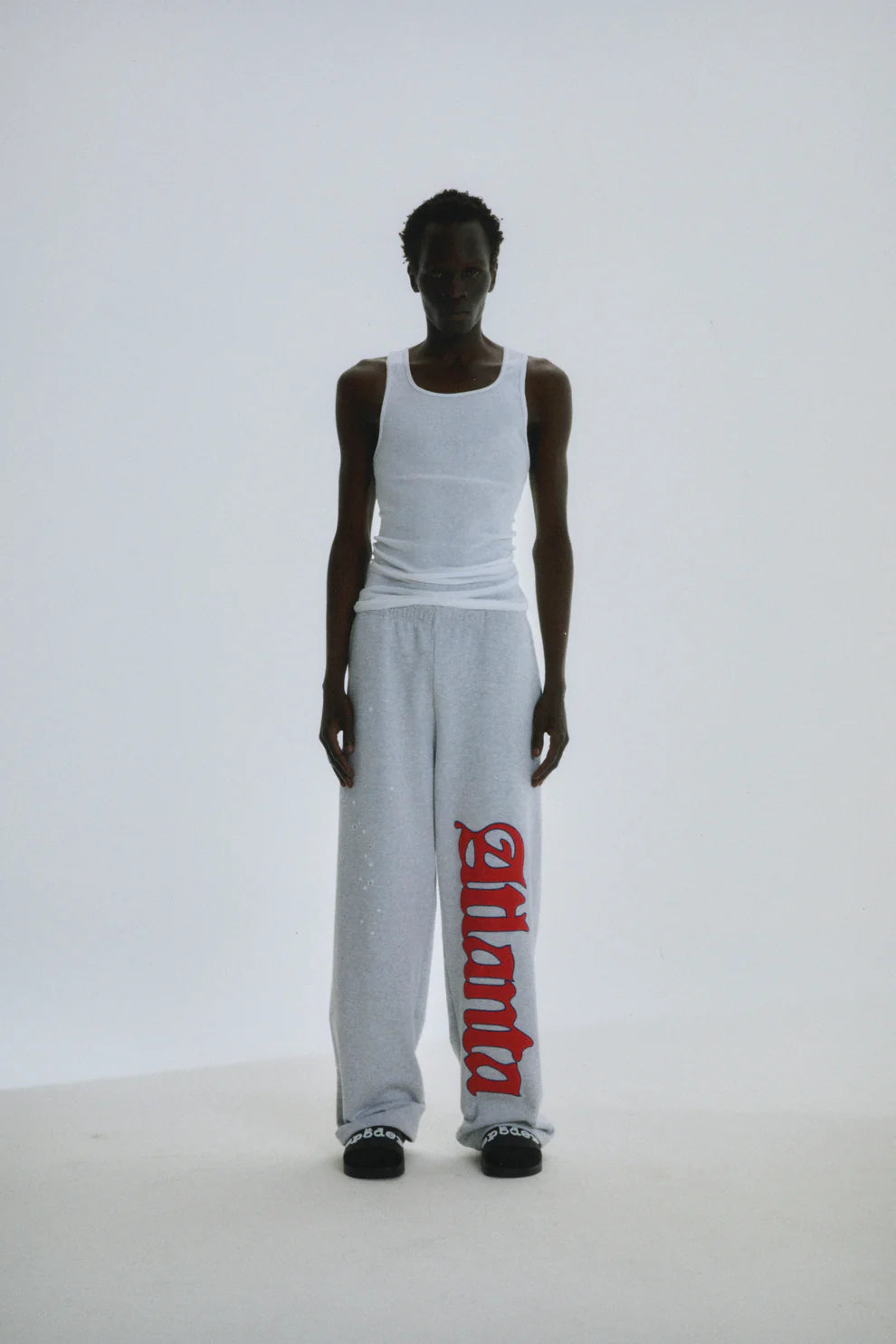Sp5der Heather Grey Atlanta Sweatpants