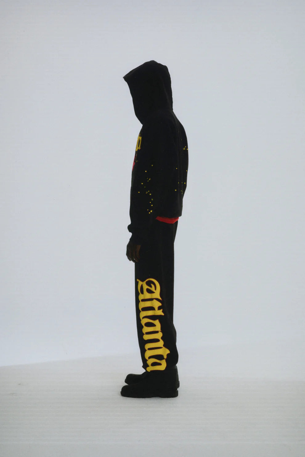 Sp5der Black Atlanta Hoodie