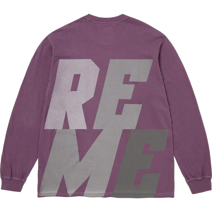Supreme Purple Reflective Long Sleeve