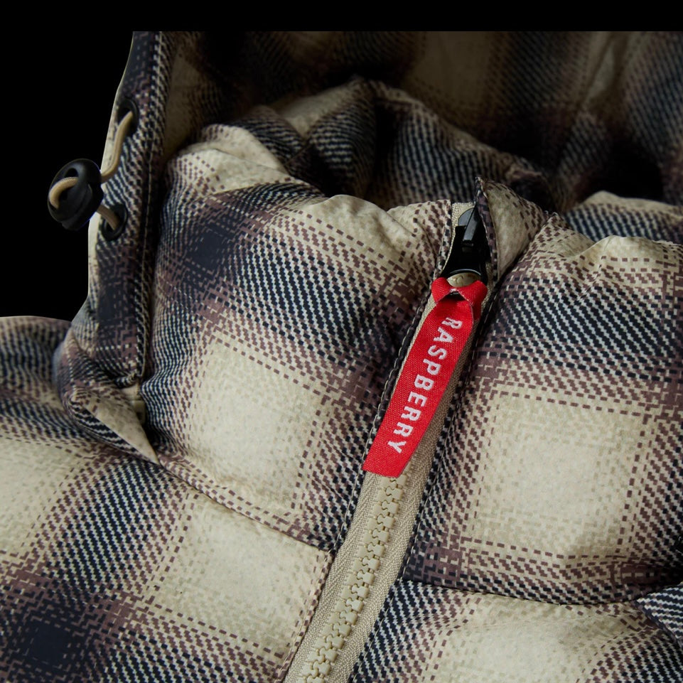 GV Gallery Plaid Puffer Jacket