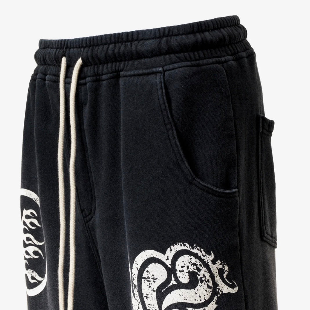 Hellstar Black Yoga Remix Sweatpants