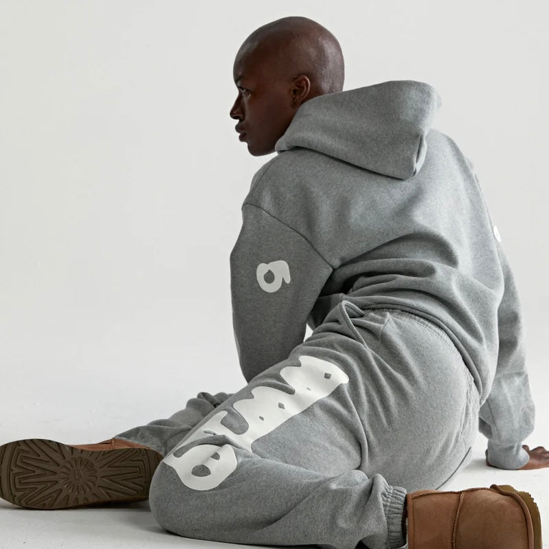 Sp5der Dark Heather Grey Beluga Hoodie