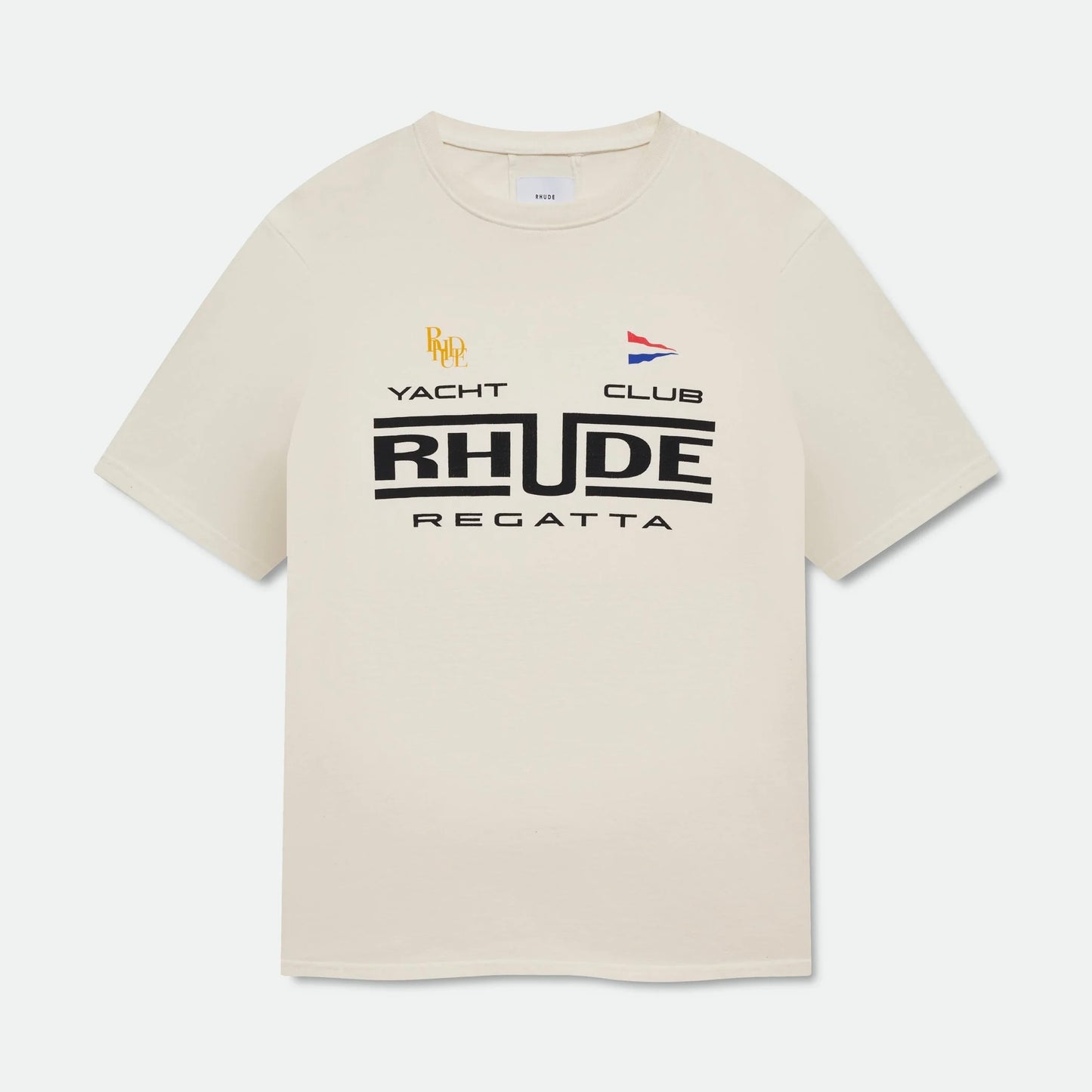 Rhude Vintage White Regatta Club T-Shirt