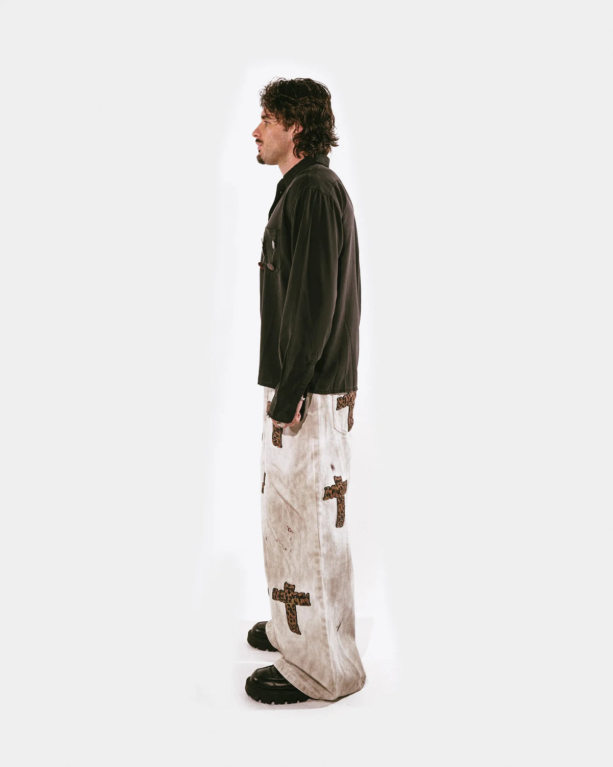 Bottega Desires Dirty White Holy Grail Denim Pants 1/100