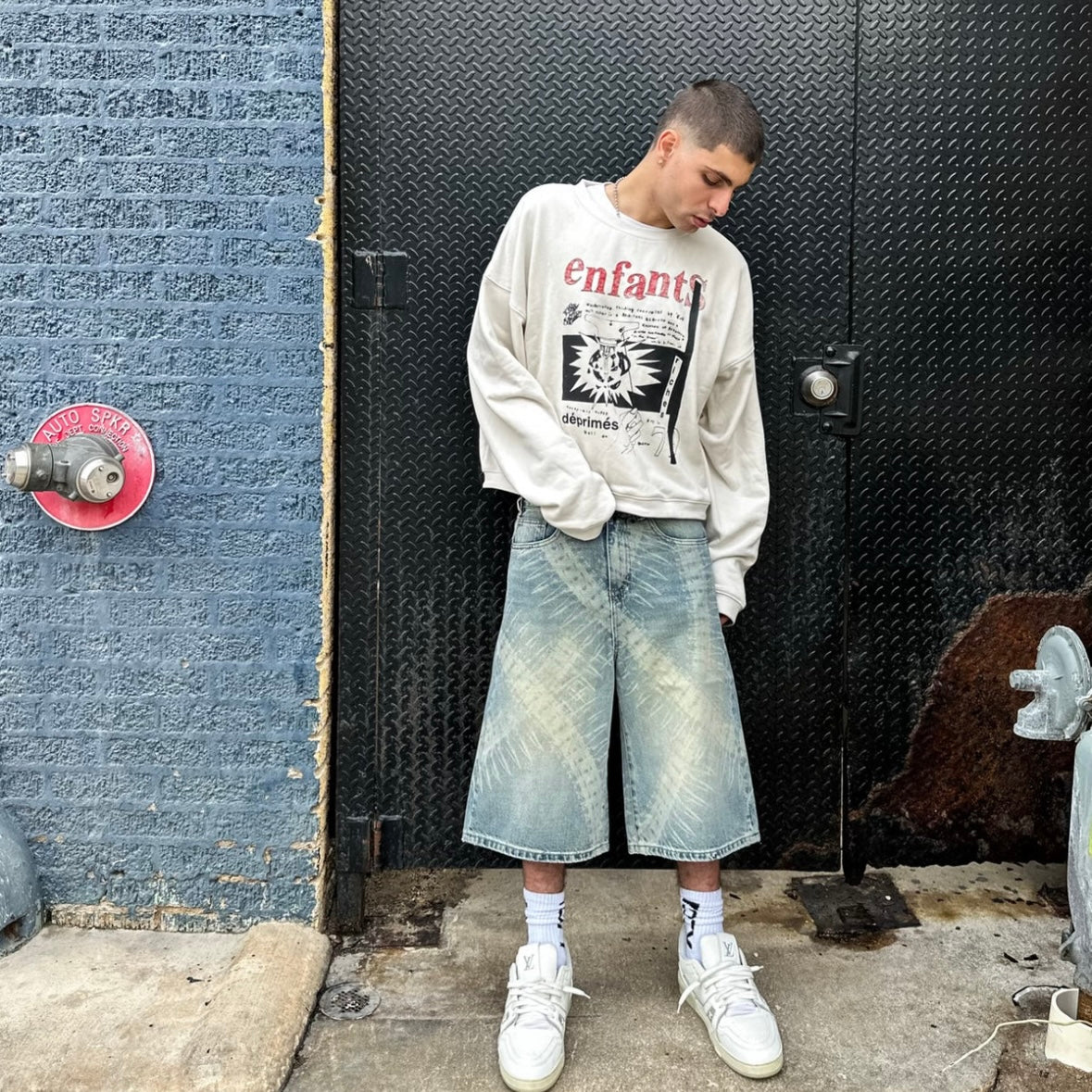 Bravest Studios Blue Bullet Jorts