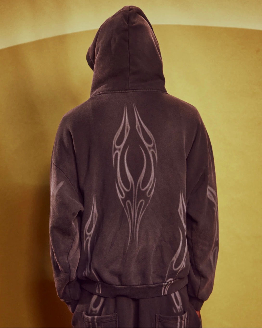 Hellstar Black Holy Cross Zip Hoodie