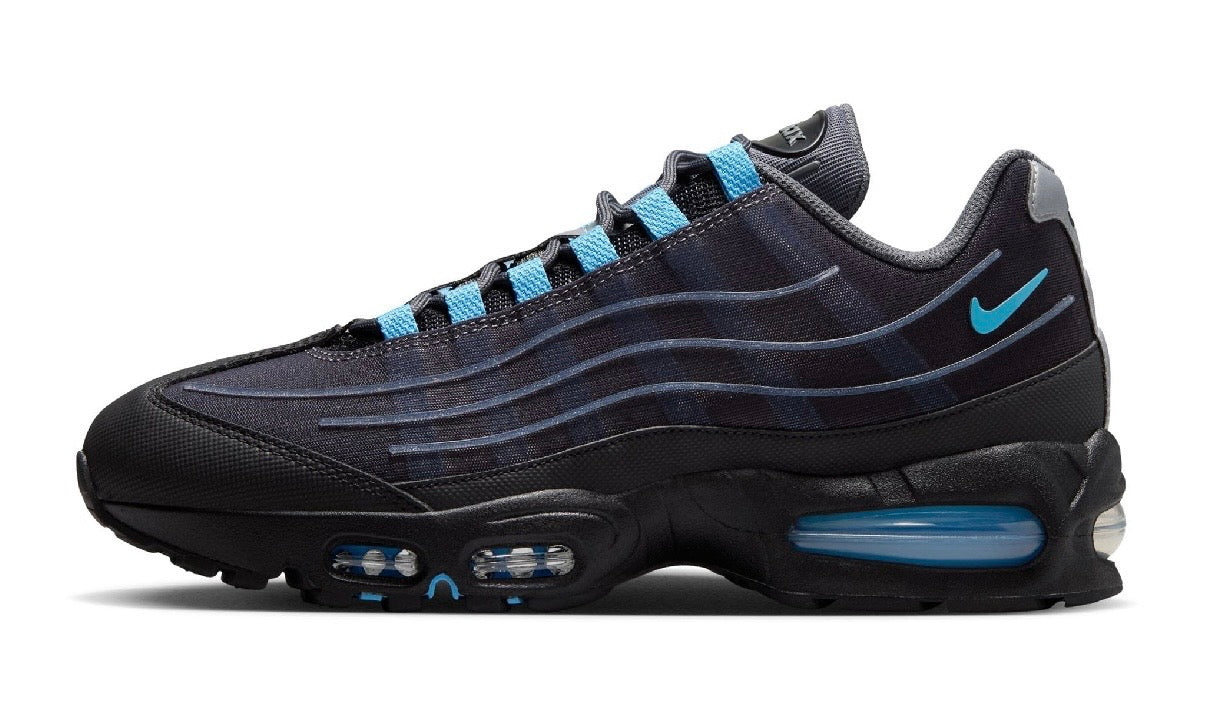 Nike Mens Air Max 95 Tech - Black/University Blue