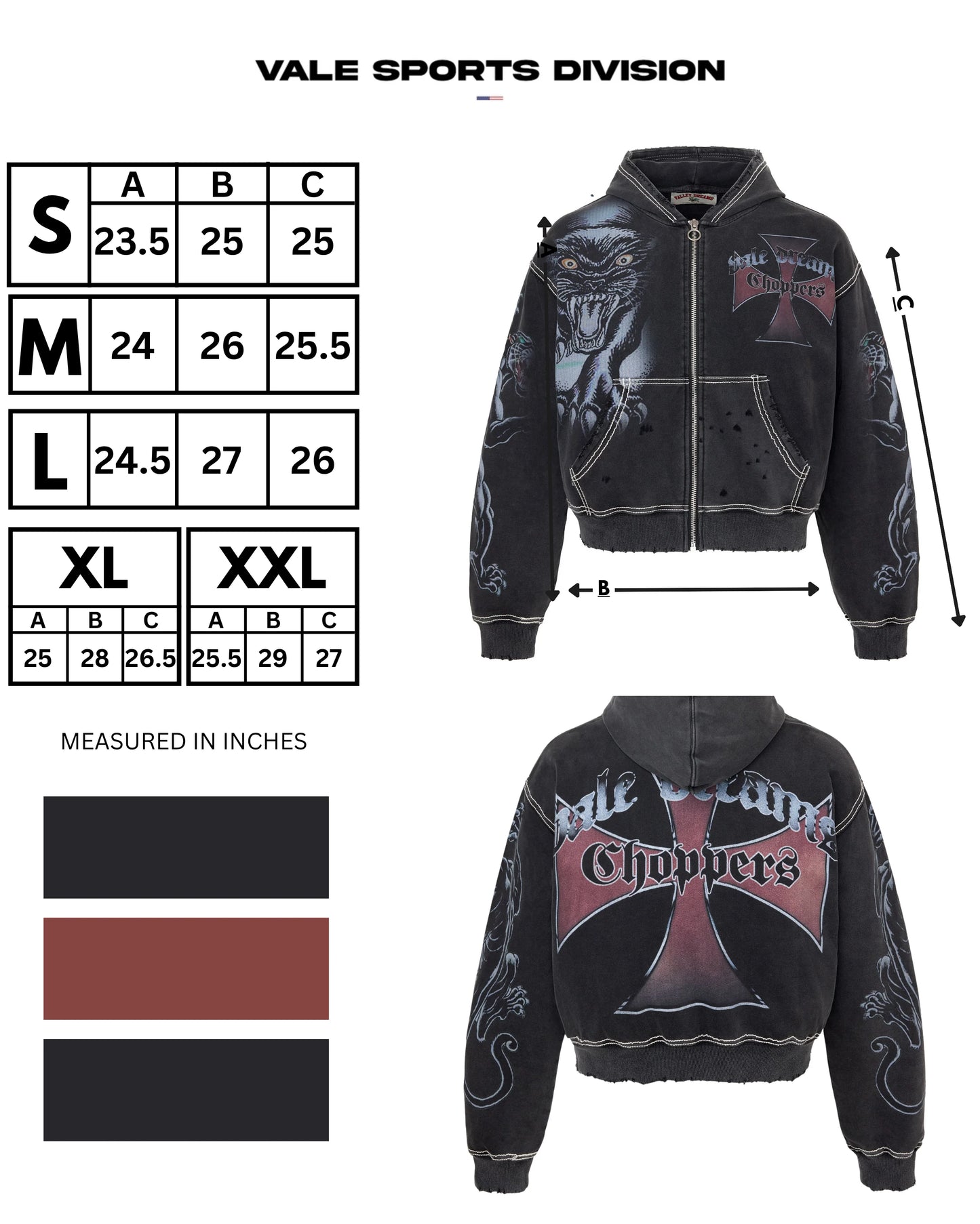 Vale Hardy Boyz Zip Hoodie