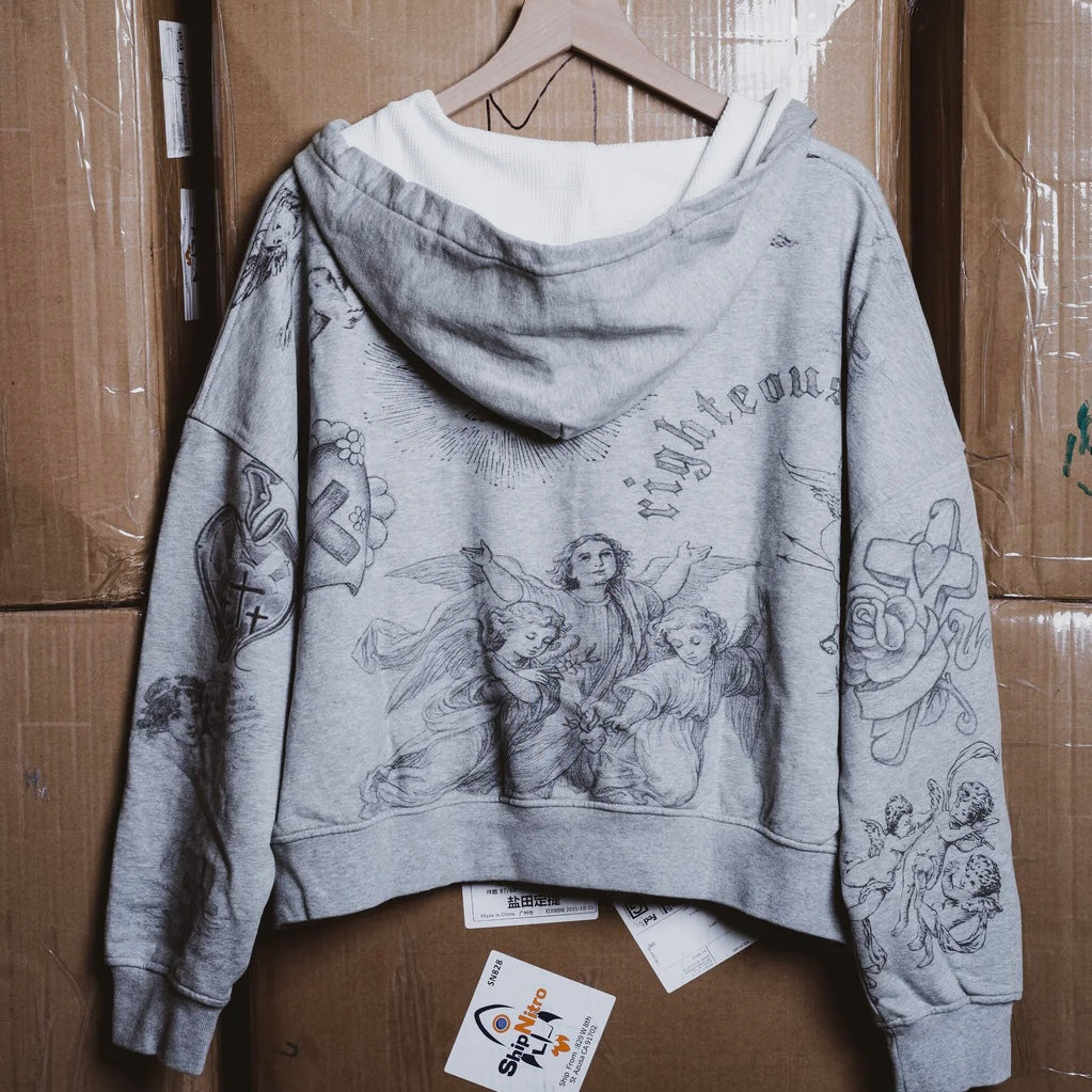 We Are Righteous Gods Favorite Distressed Hoodie